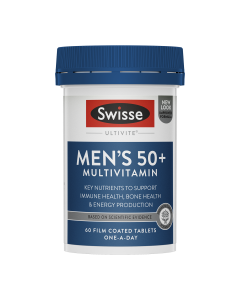 SWISSE ULTIVITE MEN'S 50+ MULTIVITAMIN 60S
