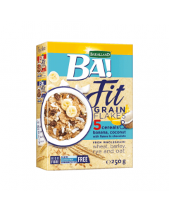 BA FIT GRAIN FLAKES 5 CEREALS BANANA 250G