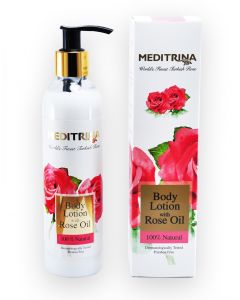 MEDITRINA BODY LOTION WITH ROSE OIL 250ML