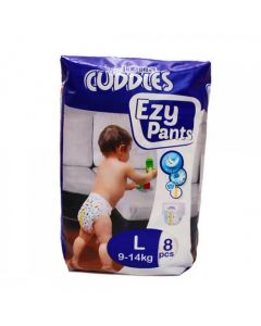 VELONA CUDDLES EZY PANTS L 8PCS