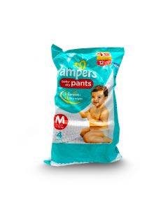 PAMPERS BABY DIAPERS DRY PANTS M 4S