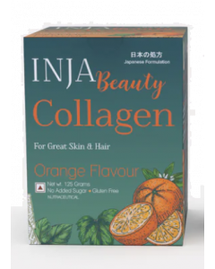 INJA BEAUTY COLLAGEN ORANGE FLAVOUR 125G