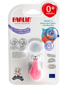 FARLIN DELUXE NAIL CLIPPER WITH MAGNIFIER  BC-50006 
