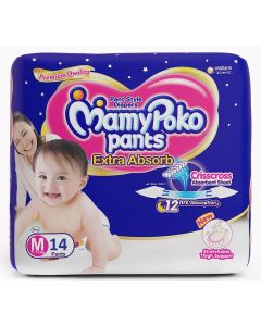 MAMY POKO DIAPER PANT MEDIUM 14 S