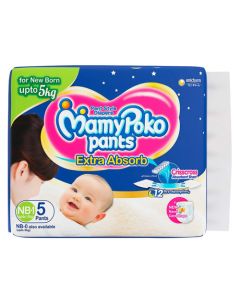 MAMY POKO DIAPER PANT NEW BORN 5 S