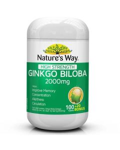 NATURES WAY GINKGO BILOBA 2000MG TAB 120S