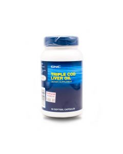 GNC TRIPLE COD LIVER OIL 90SOFT GEL