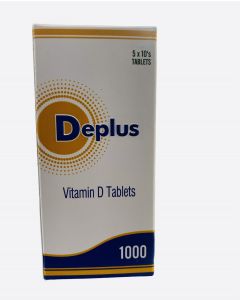 DEPLUS 1000IU TAB 50S