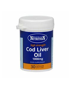 BASIC NUTRITION COD LIVER OIL 1000MG 30'S