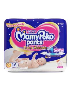 MAMY POKO DIAPER PANT SMALL 16 S