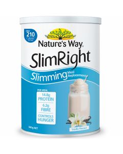 NATURES WAY SLIMRIGHT VANILLA 500G