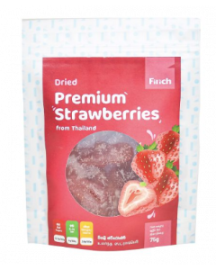 FINCH DRIED STRAWBERRIES 75G