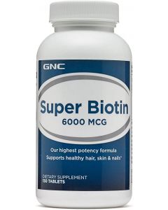 GNC SUPER BIOTIN 6000MCG 150TAB 289113
