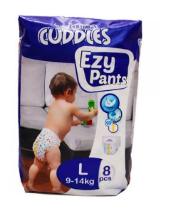 VELONA CUDDLES EZY PANTS M 8PCS