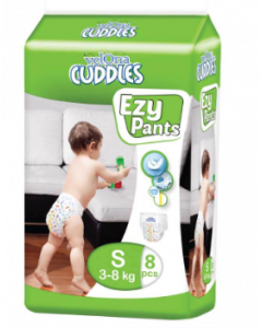 VELONA CUDDLES EZY PANTS S 8PCS