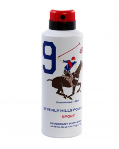 BHPC MENS SPORTS DEO 9 WHITE 175ML